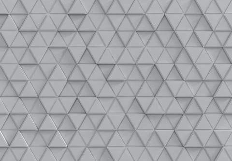 Two tone triangle extruded abstract background. 3D Stock Illustration