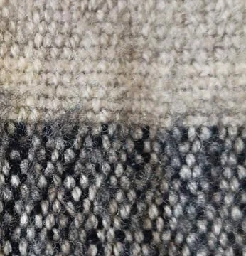 Two tone woven wool fabric texture background Stock Photos