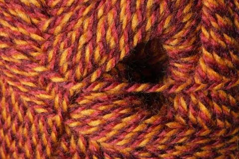 Two tone yarn wool closeup background texture Foto stock