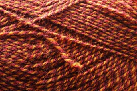 Two tone yarn wool closeup background texture Stock-Fotos