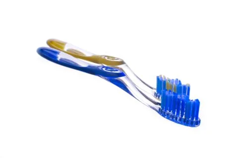 Two toothbrushes Stock Photos