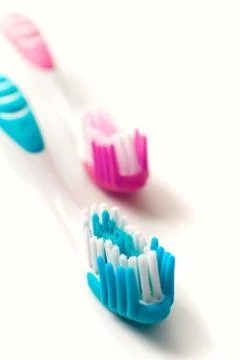 Two toothbrushes Foto stock