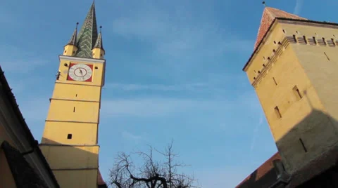 Two Towers Stock Footage 39750918