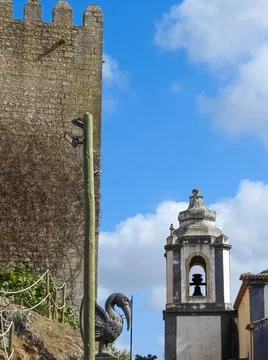 Two towers Stock Photos