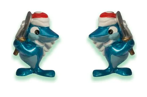 Two toy shark Stock Photos