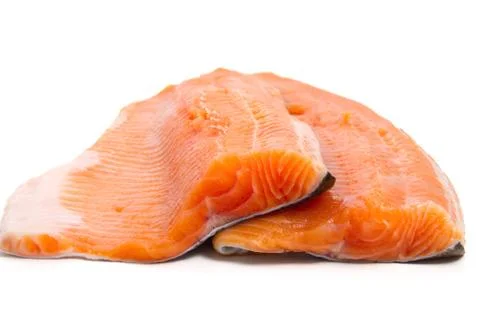 Two trout fillets Stock Photos