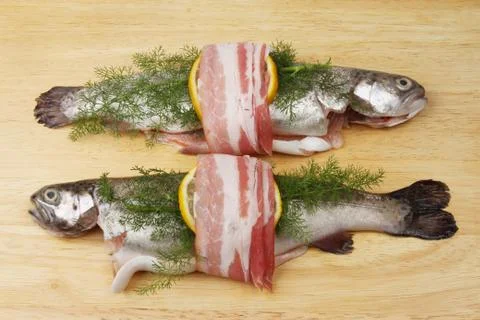 Two trout Stock Photos