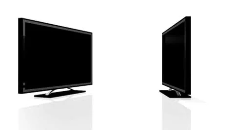 Two TV sets in three dimensions Stock-Footage 10607253