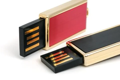 Two usb flash drives Foto stock