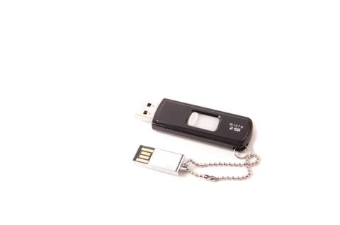 Two usb keys Stock Photos