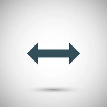 Two vector arrow Stock Illustration