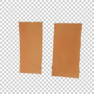 Two vertical brown rectangles representing a pause symbol icon Stock Photos
