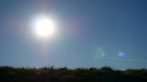 Two walkers in the sun Video stock 108444734