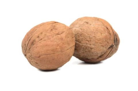 Two walnut Stock Photos