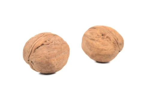 Two walnut Stock Photos