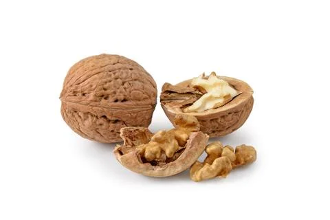 Two walnuts Stock Photos