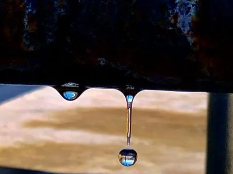 Two water points Stock Photos