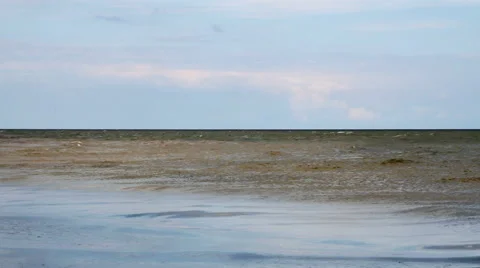 Two wave in a sea. Stockbeeldmateriaal 57739534