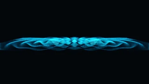Two Wave Sources Interfere Into A Standing Fringe Pattern Stock-Footage 344513760