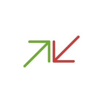 Two way arrows, up and down web icon. Stock Vector illustration isolated on Stock Illustration