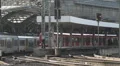Two Way Departing Arriving Regional Trains Passing Cologne Central Station Day HD Footage