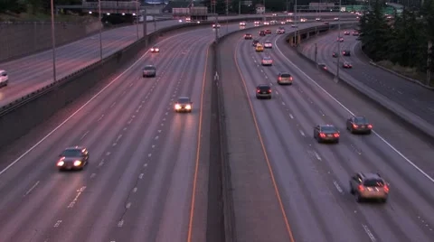 Two way lane Stock Footage 7907548