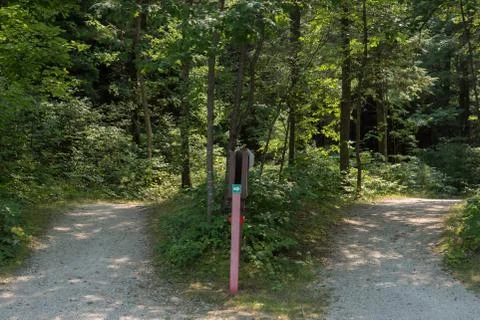 Two Way Trail Stock Photos