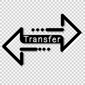 Two-way transfer Stock Illustration