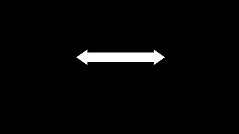 Two ways arrow icon animated video Stock Footage 290915334