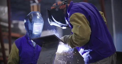 Two Welders Stock Footage 278614649
