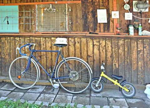 Two wheels Stock Photos