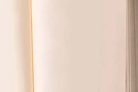 Two white blank pages of an open book Stock Photos