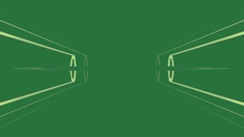 Two white lights on it and an image of background abstract light rays isolated Stock Footage 336855704