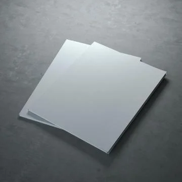 Two white magazines 库存插图