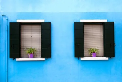 Two windows Stock Photos