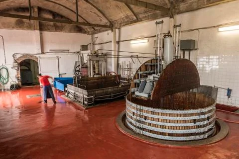 Two Wine Presses Dizy Stock Photos