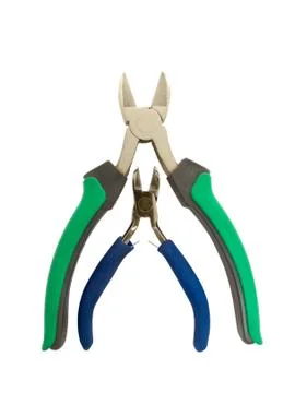 Two wire cutters Stock Photos
