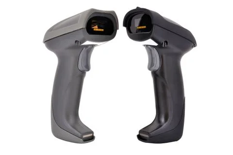 Two wireless bar code reader Foto stock