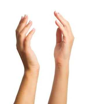 Two woman hands Stock Photos