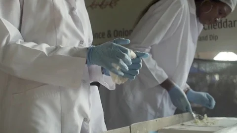 Two Women Baking Stock Footage 105725814