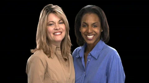 Two Women Smiling 스톡 동영상 754866