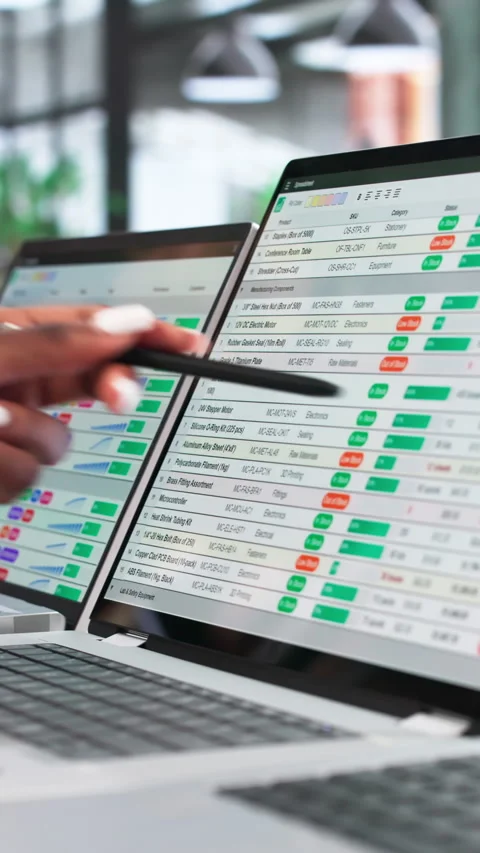 Two Women Use Computer Software To Manage Medical Bills Stock Footage 333846624