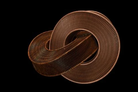 Two Wood rings Stock Illustration
