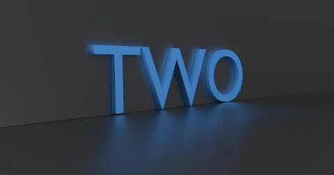 Two Word Stock-Illustration