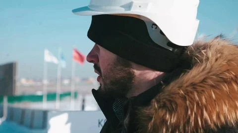 Two workers are talking Stock Footage 82145835