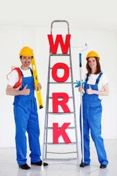 Two workers Stock Photos