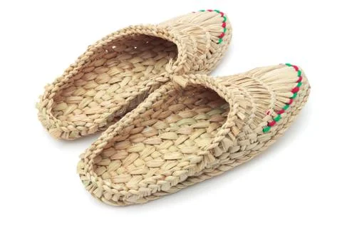 Two woven bast Stock Photos
