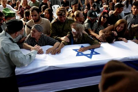 Two years since October 7th Hamas attack, Israel's war on Gaza, Ramot Naftali -  스톡 사진
