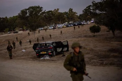 Two years since October 7th Hamas attack, Israel's war on Gaza, Raim - 12 Oct 20 스톡 사진
