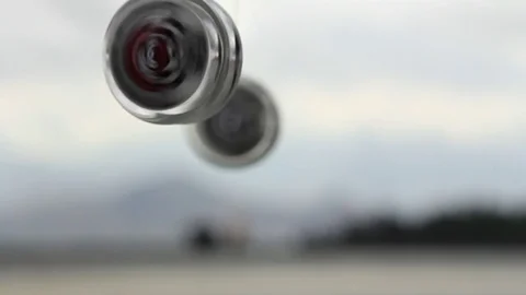 Two yo-yos Stock Footage 77054029